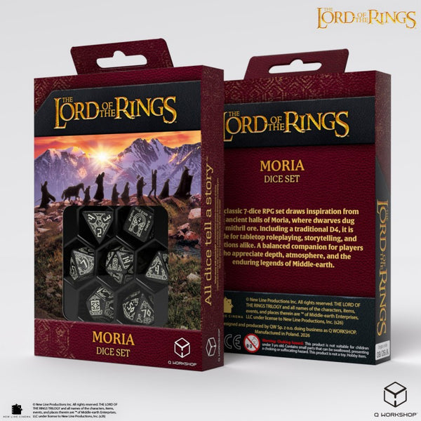Lord of the Rings Moria 7 Polyhedral Dice Set