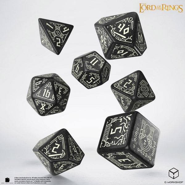 Lord of the Rings Moria 7 Polyhedral Dice Set