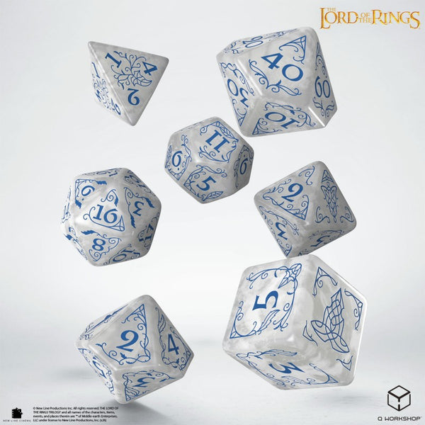 Lord of the Rings Rivendell 7 Polyhedral Dice Set