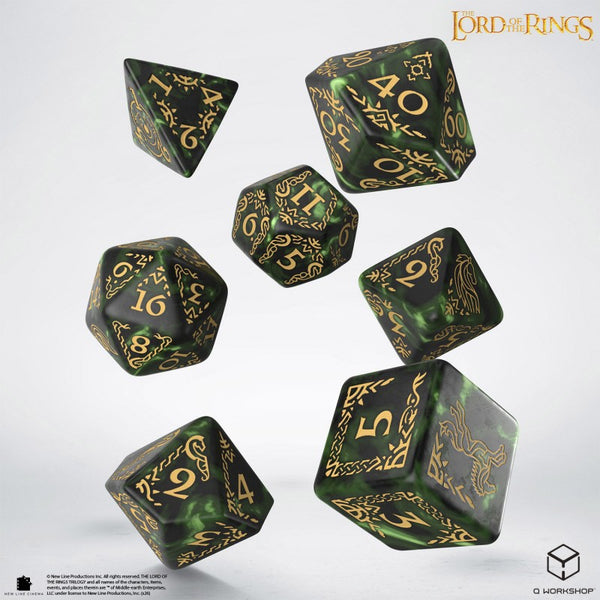 Lord of the Rings Rohan 7 Polyhedral Dice Set