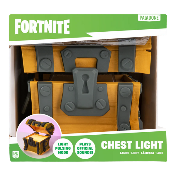 Paladone Fortnite Chest Light - Light Pulsing and Official Game Sounds