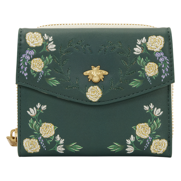 Bridgerton Floral Zip Around Wallet