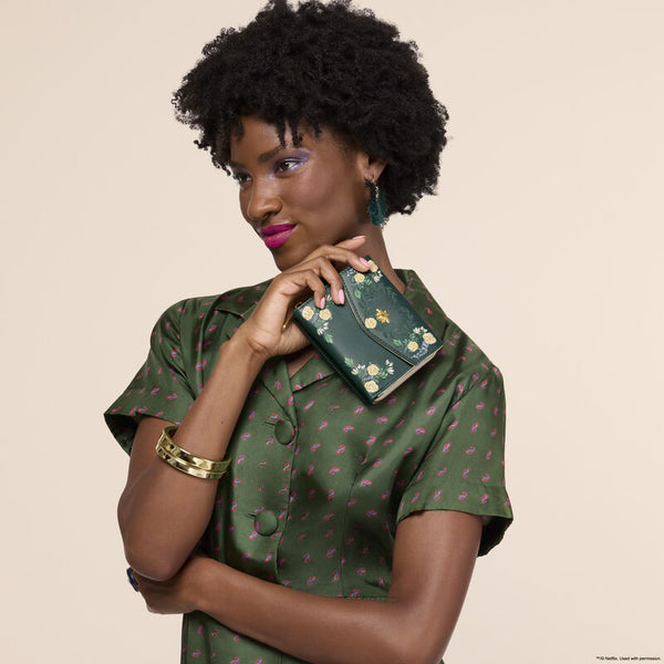 Bridgerton Floral Zip Around Wallet
