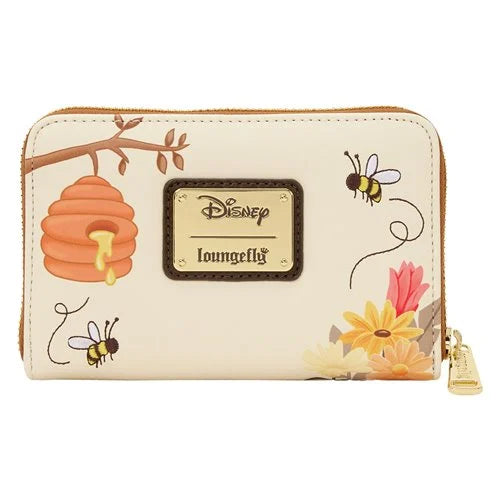 Loungfly Winnie the Pooh Floral Bee Zip Around Wallet
