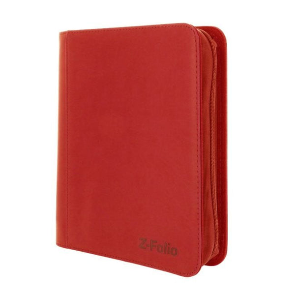 BCW Z-Folio Red 4 Pocket LX Toploader Binder