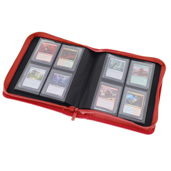 BCW Z-Folio Red 4 Pocket LX Toploader Binder