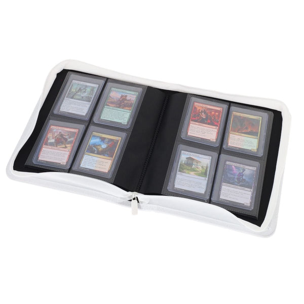 BCW Z-Folio White 4 Pocket LX Toploader Binder