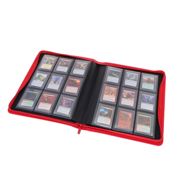 Z Folio Red 9 Pocket Toploader Binder