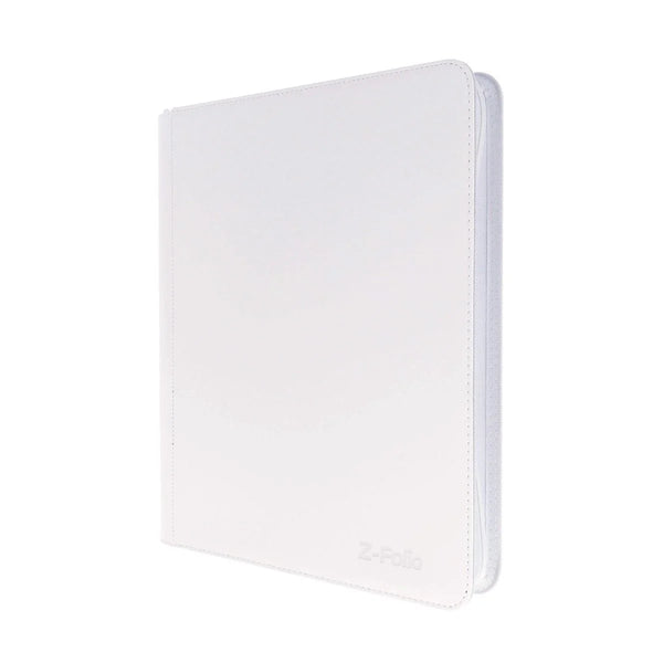 Z Folio 9 Pocket White Toploader Binder
