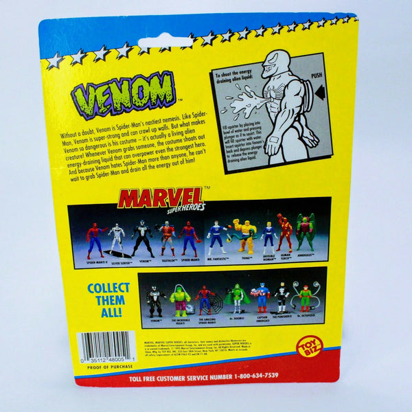 Marvel Comics Super Heroes Venom - Spiderman Toy Biz Vintage 4.75" Action Figure