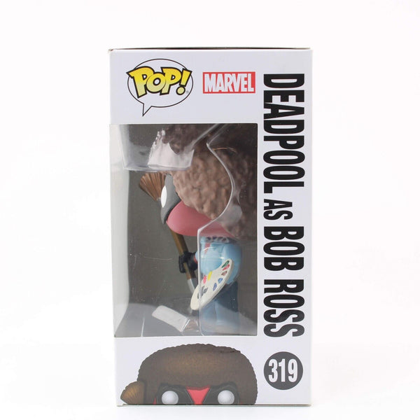 Funko Pop Marvel Deadpool as Bob Ross - Collectible Vinyl Figure #319
