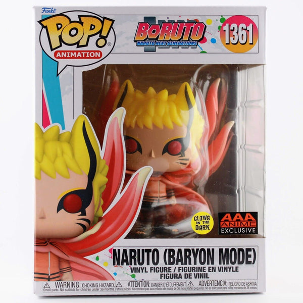 Funko Pop Boruto Naruto - Baryon Mode - Super GITD 6" Figure AAA Anime Exclusive