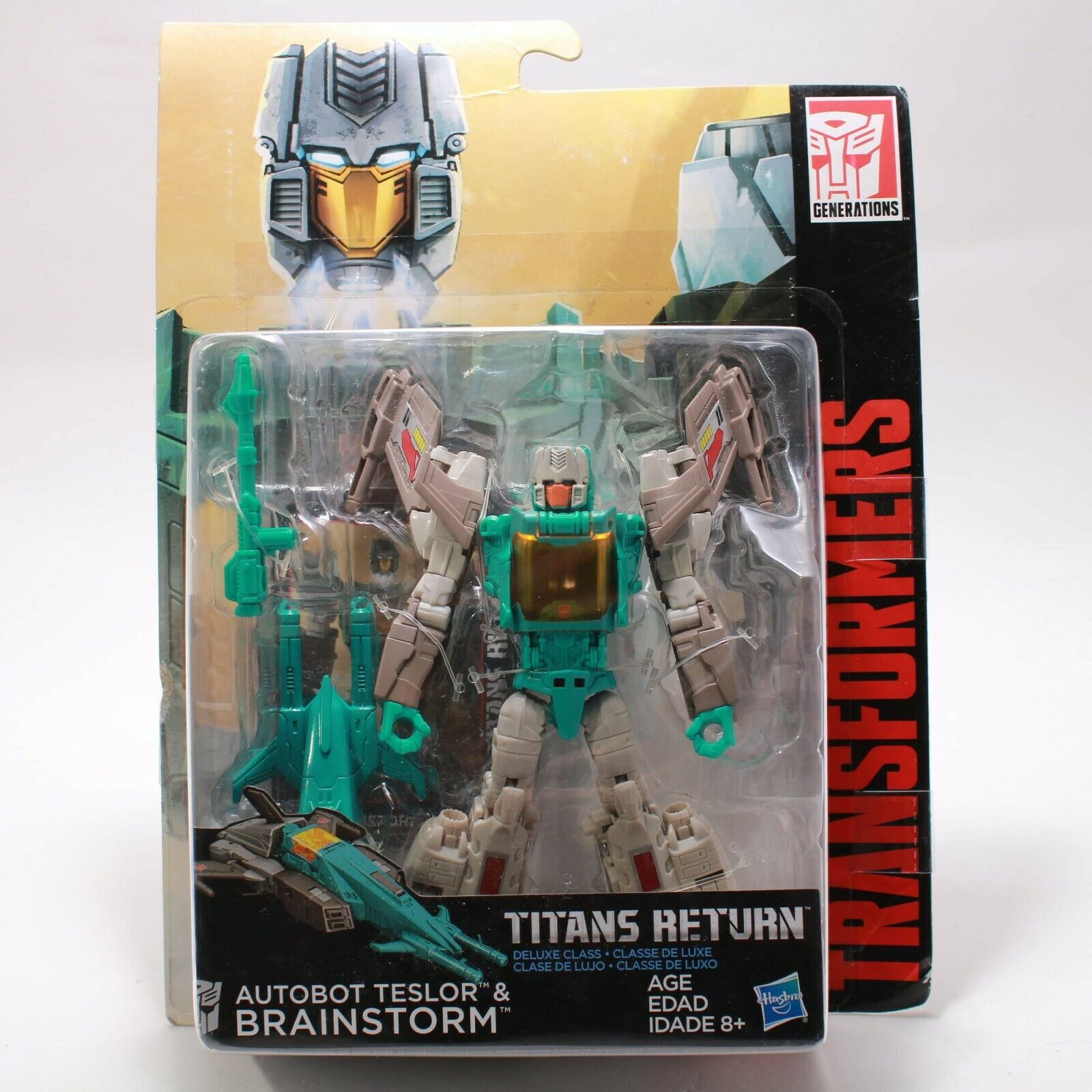 Transformers Titans Return Brainstorm & Autobot Teslor - Deluxe Class