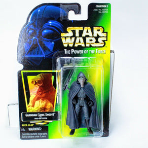 Star Wars Power of The Force Garindan Long Snoot - Green Card Action Figure