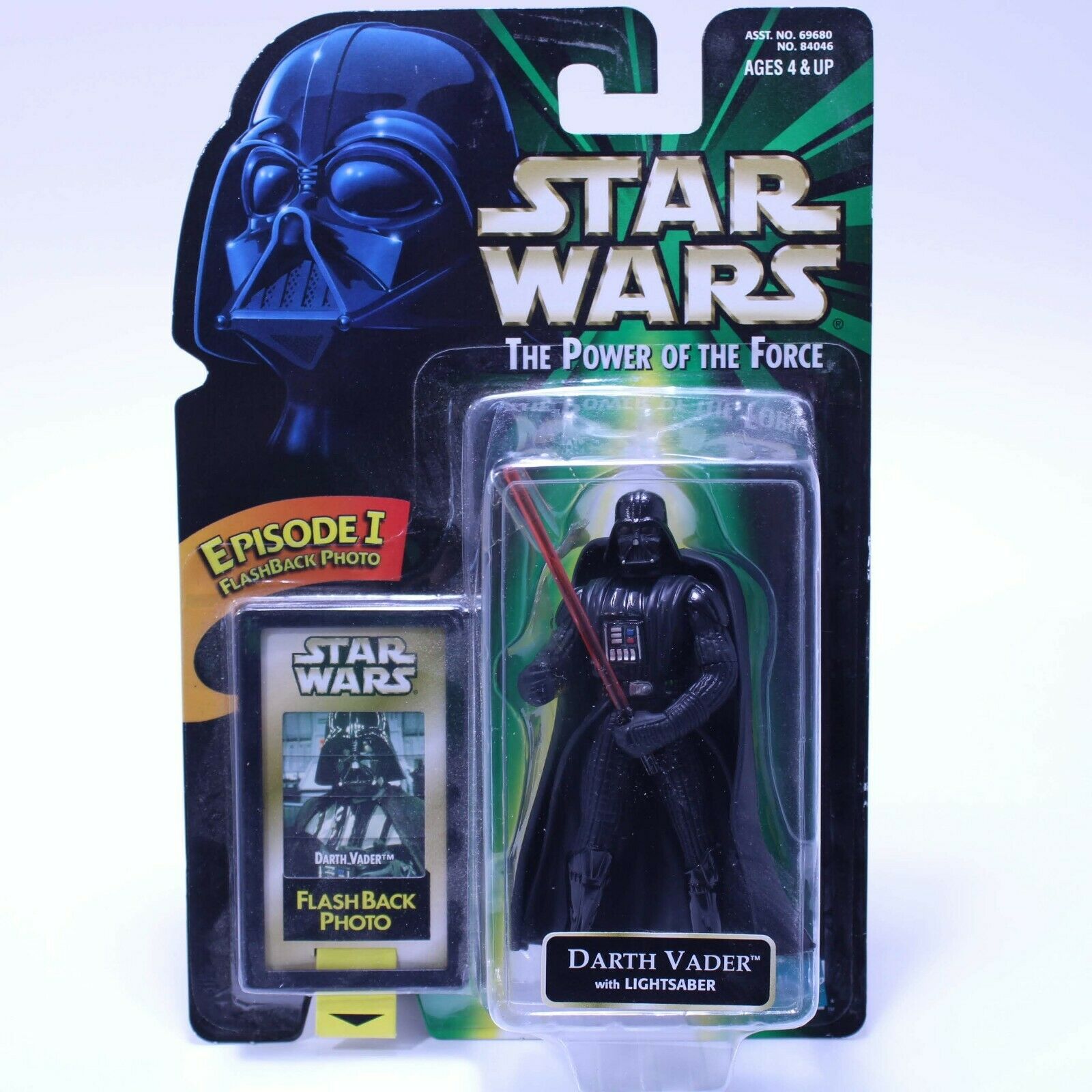 Star Wars - The Power of the Force - Darth Vader Action Figure w/ Lightsaber