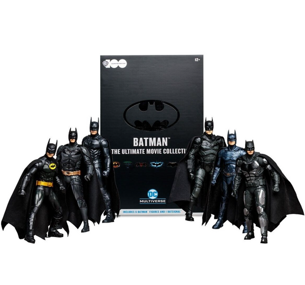 McFarlane WB 100 DC Multiverse Batman Ultimate Movie Collection 6-Pack / In Hand