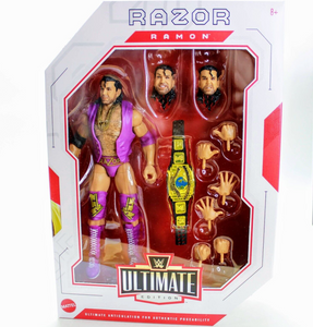 WWE Ultimate Edition Series 16 Razor Ramon Figure CHASE Purple Tights