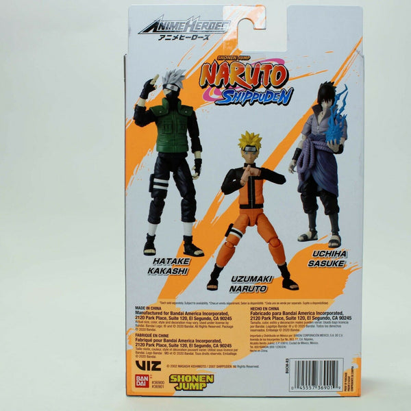 Naruto Shippuden: Anime Heroes Uzumaki Naruto 6" Action Figure Bandai