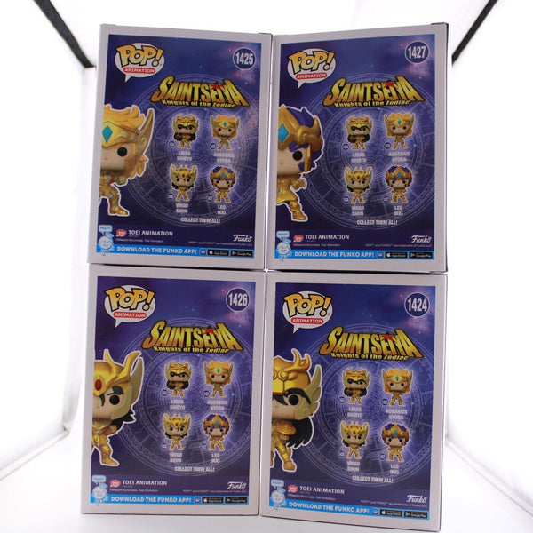 Funko Pop Saint Seiya Set of 4 - Leo / Aquarius / Virgo / Libra Anime Figures