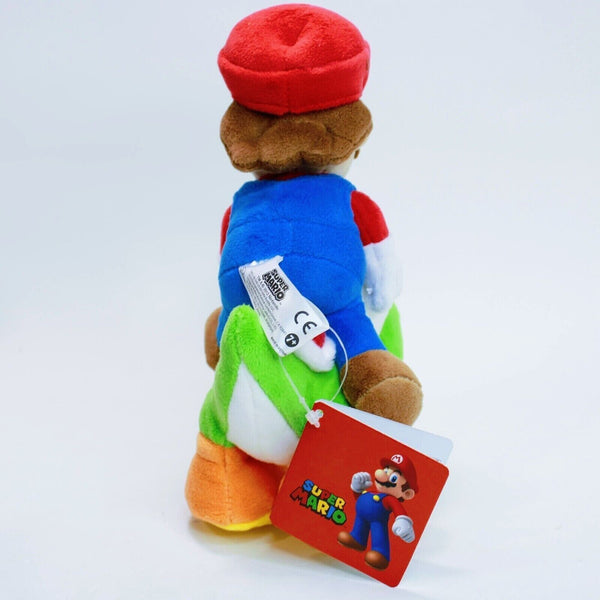 Super Mario Bros. Mario Riding Yoshi - Plush Toy 8" Little Buddy Sanei