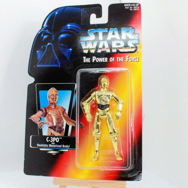 Star Wars The Power Of The Force C3PO - Metallic Kenner 3.75" Action Figure