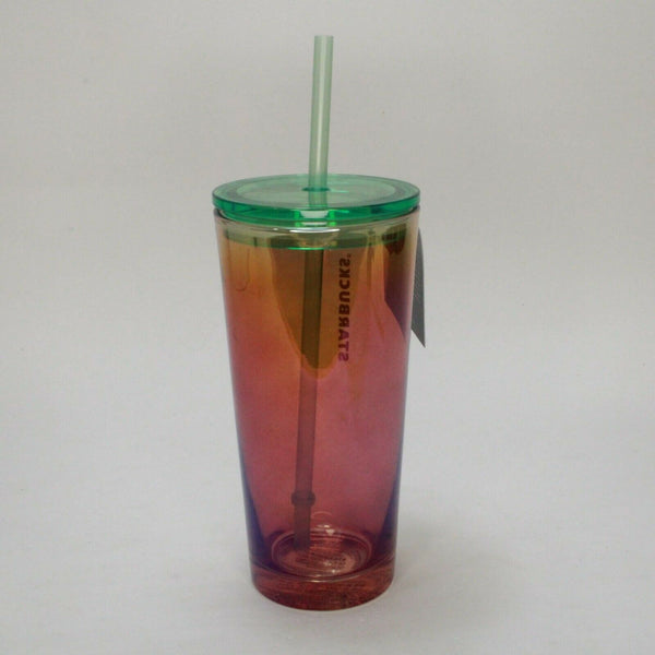 Starbucks - Pride Oil Slick Glass Limited Tumbler - 18oz - & Uned w/ Tags