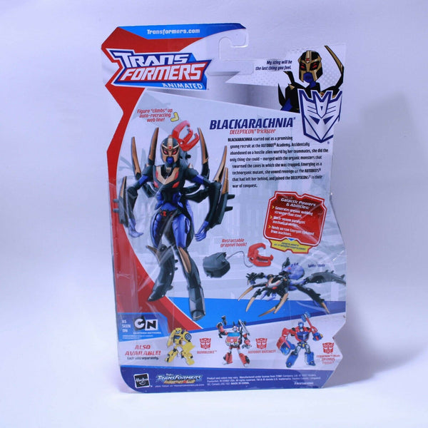 Transformers Animated Deception Blackarachnia - Deluxe Class MOSC Action Figure