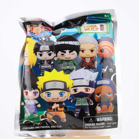 Naruto Shippuden Series 3 Anime 3D Figural Foam Bag Clip Blind Keychain