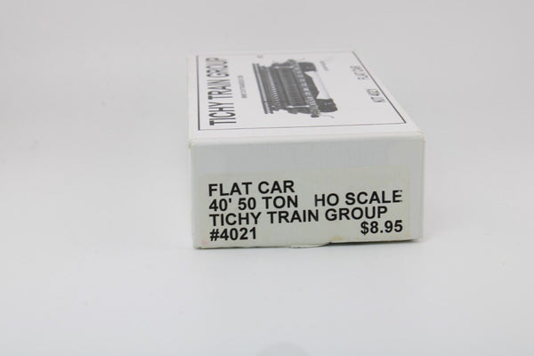 HO scale - 40' Flat Car w/o load - Tichy - Kit 2021