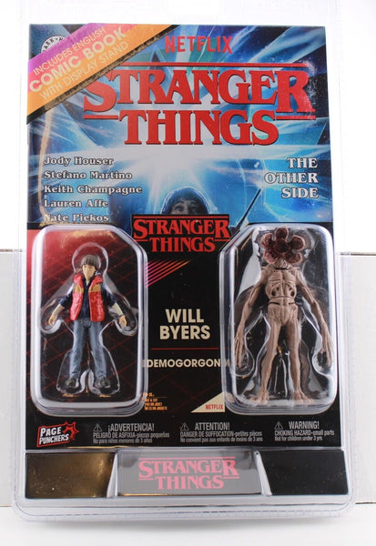 McFarlane Stranger Things Demogorgon / Will Byers 2 Pack 3" Figure + Comic