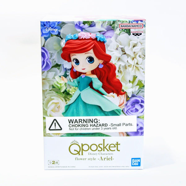 Disney My Little Mermaid Q Posket Ariel Flower Style Ver A Banpresto Figure