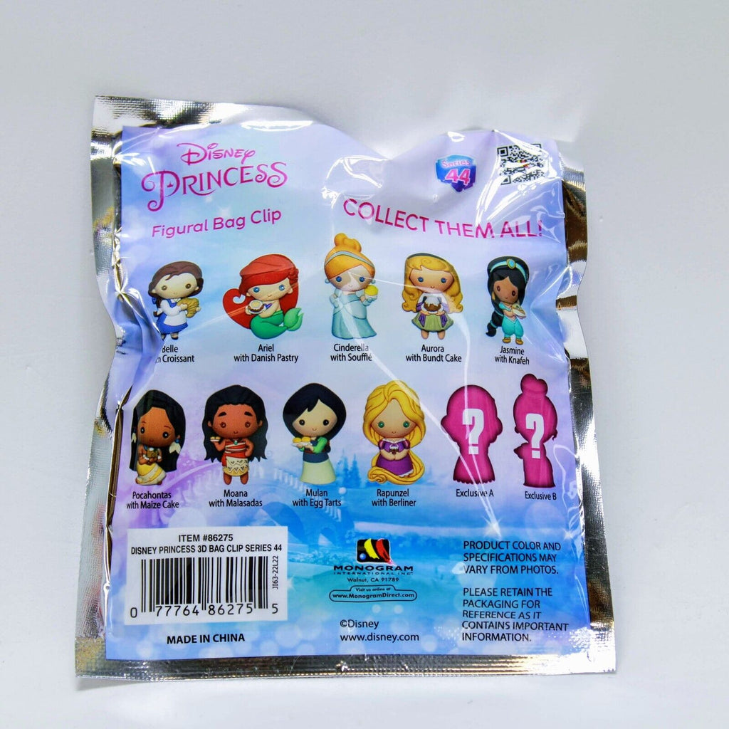 Disney Princess Cinderella Figural Bag Clip / Keychain Series 9