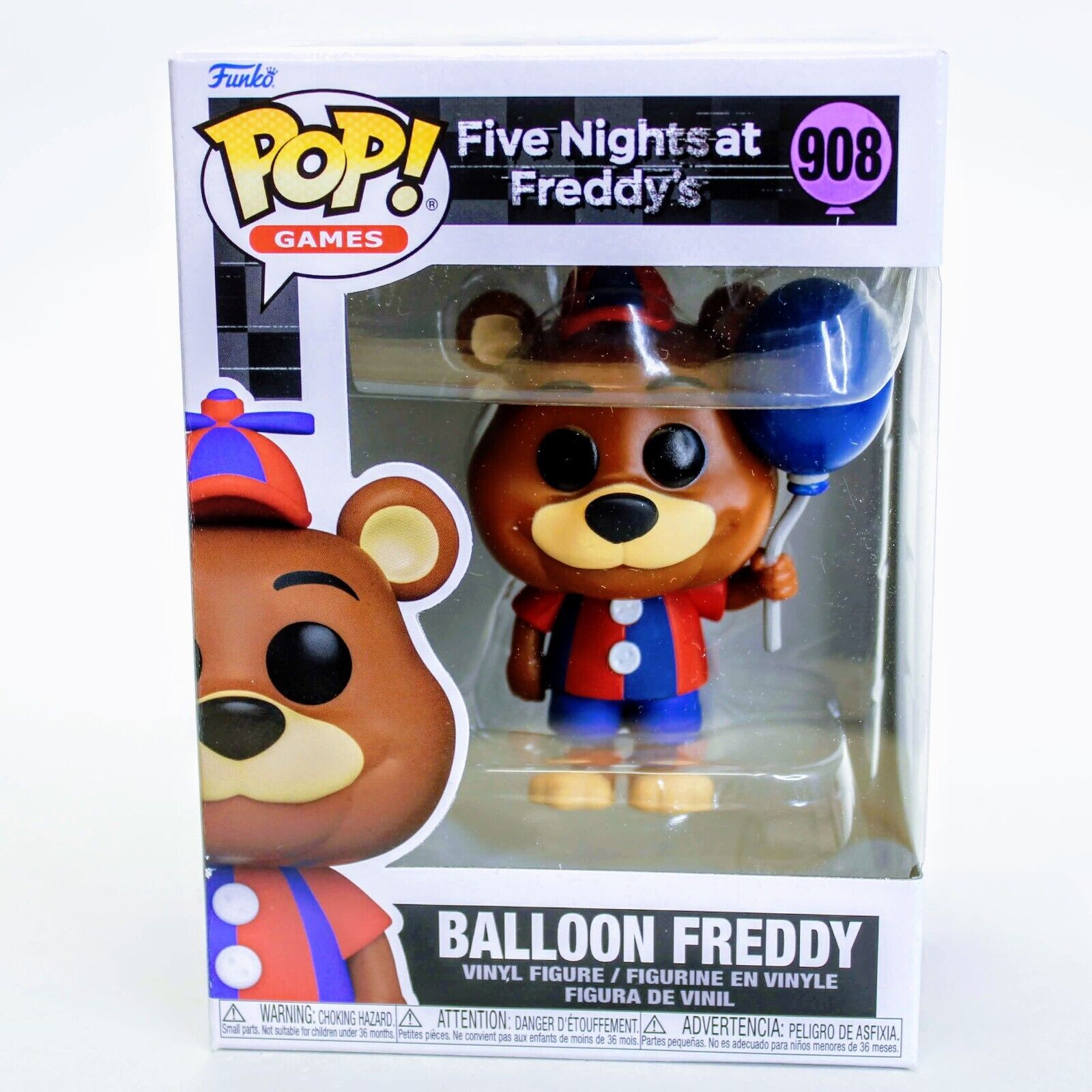 Funko Pop Five Night's At Freddy's Balloon Freddy - FNAF Vinyl Figure # 908
