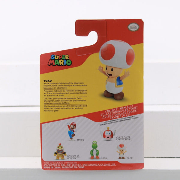 World of Nintendo Super Mario - Toad 2.5" Mini-Figure Jakks Pacific