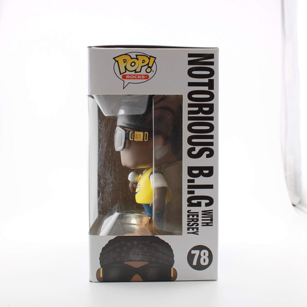 Funko Pop Rocks Notorious B.I.G. with Jersey- Rap Music Vinyl Figure # 78