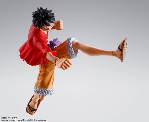 S.H.Figuarts One Piece Anime - Monkey D. Luffy 6" Articulated Posable Figure