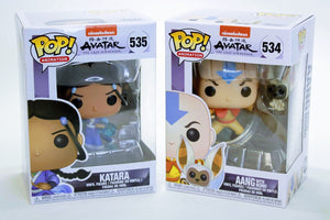 Funko POP Avatar The Last Airbender - Aang with Momo & Katara Set of 2 Figures