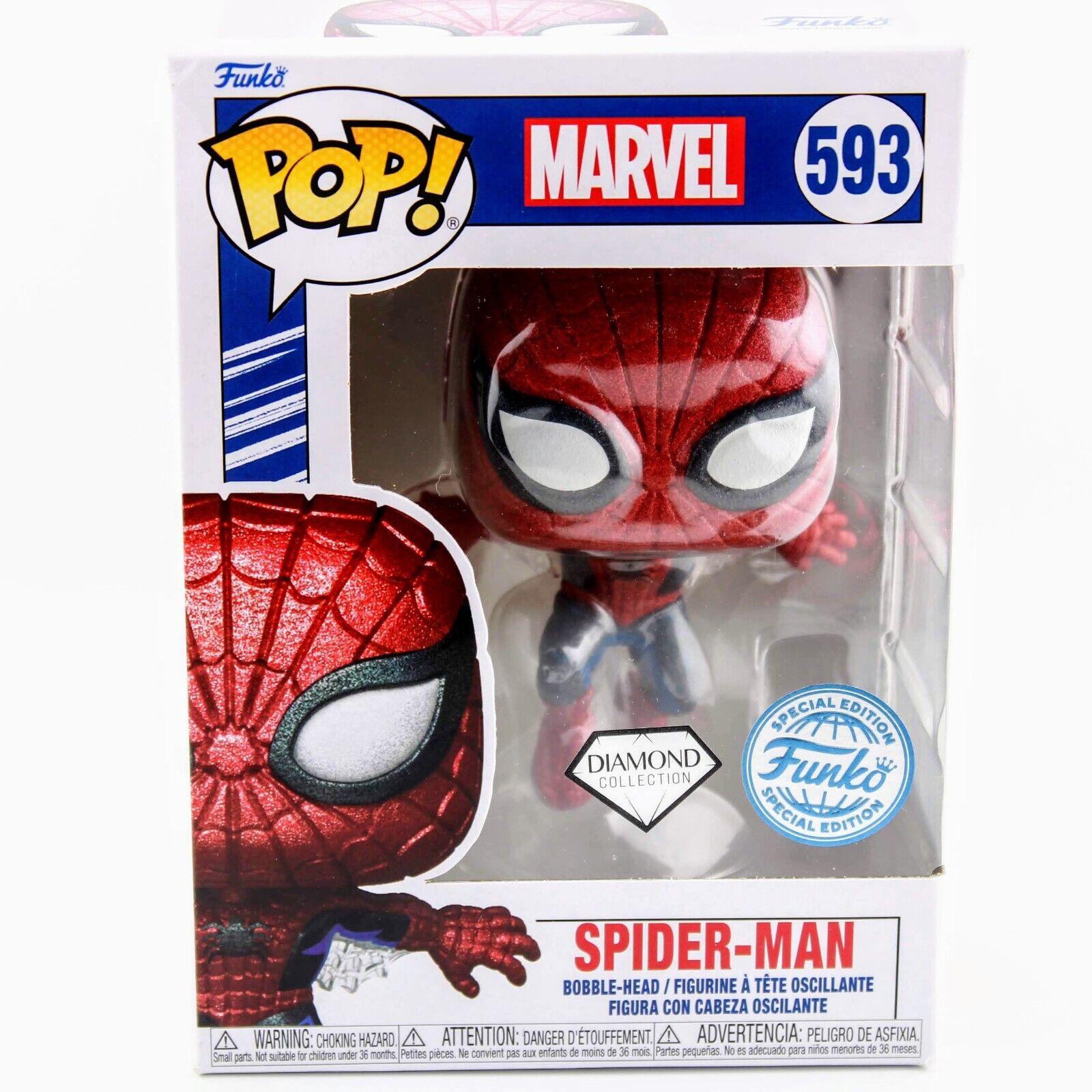 Funko Pop! Spider-Man: No Way Home - Spider-Man Diamond Glitter - Viny