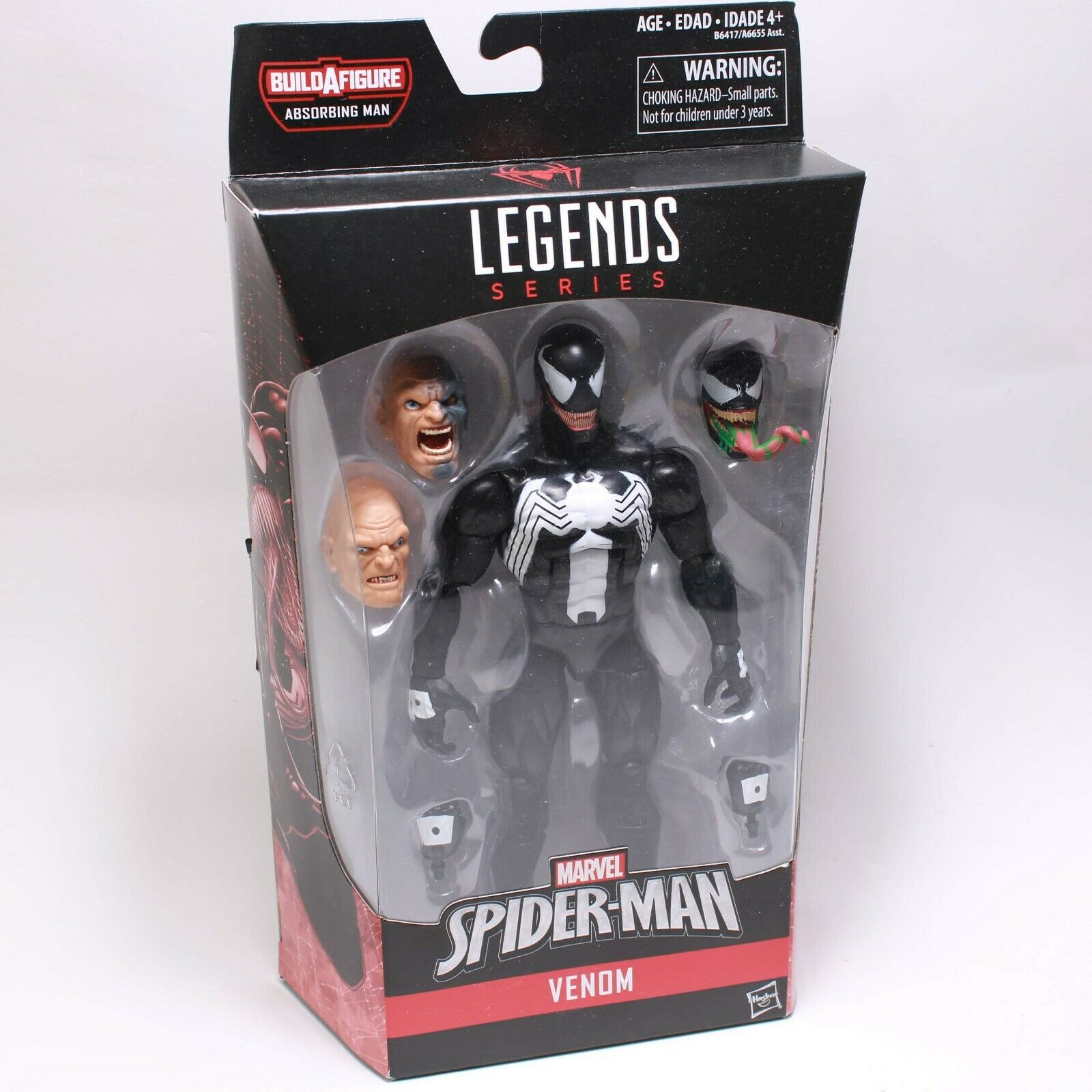 Hasbro Marvel Legends Venom Action Figure - Absorbing Man BAF RARE Spiderman