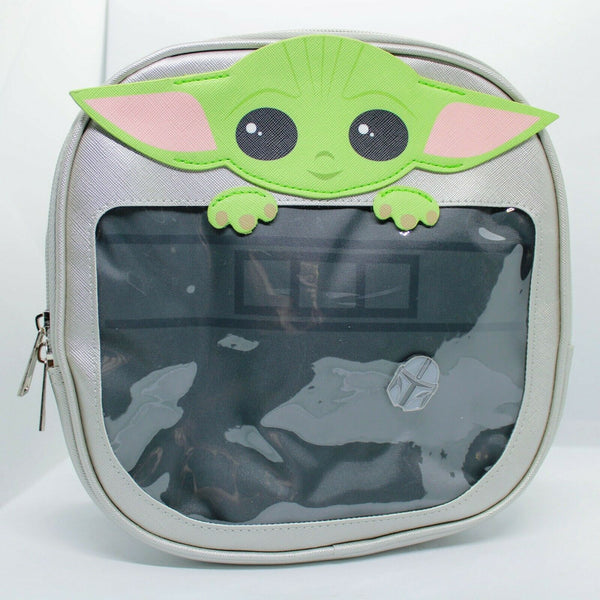 Star Wars The Mandalorian Grogu / The Child / Baby Yoda Mini-Backpack w/ Pin