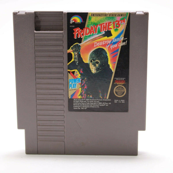 Nintendo NES - Friday the 13th - Cleaned, Tested & Working