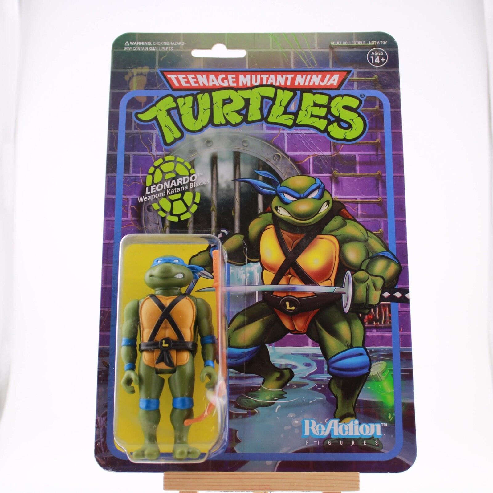 Super7 Teenage Mutant Ninja Turtles TMNT Leonardo - 3.75" ReAction Figure