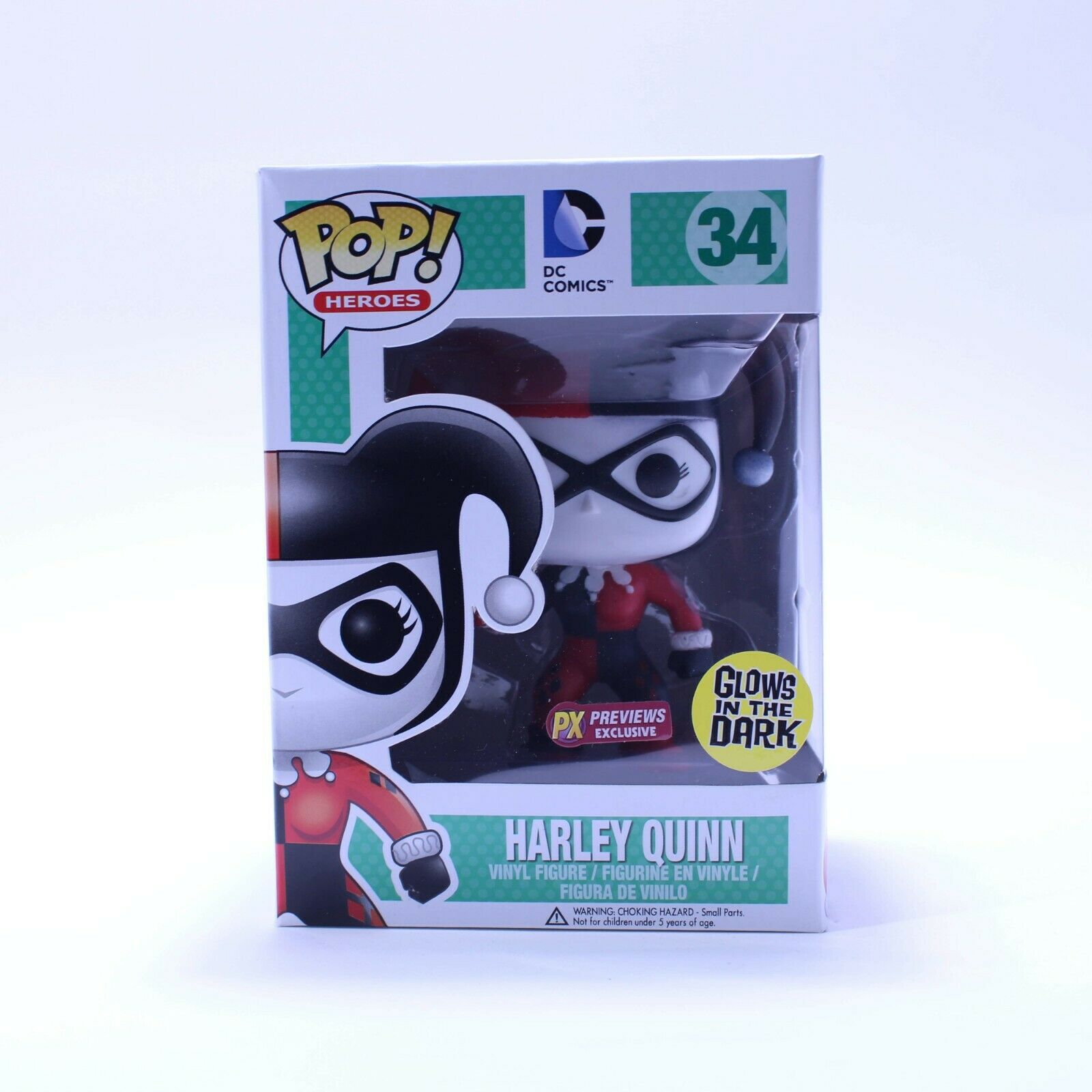Funko Pop - 34 - DC Comics - Harley Quinn Glow In the dark PX- DC Comics