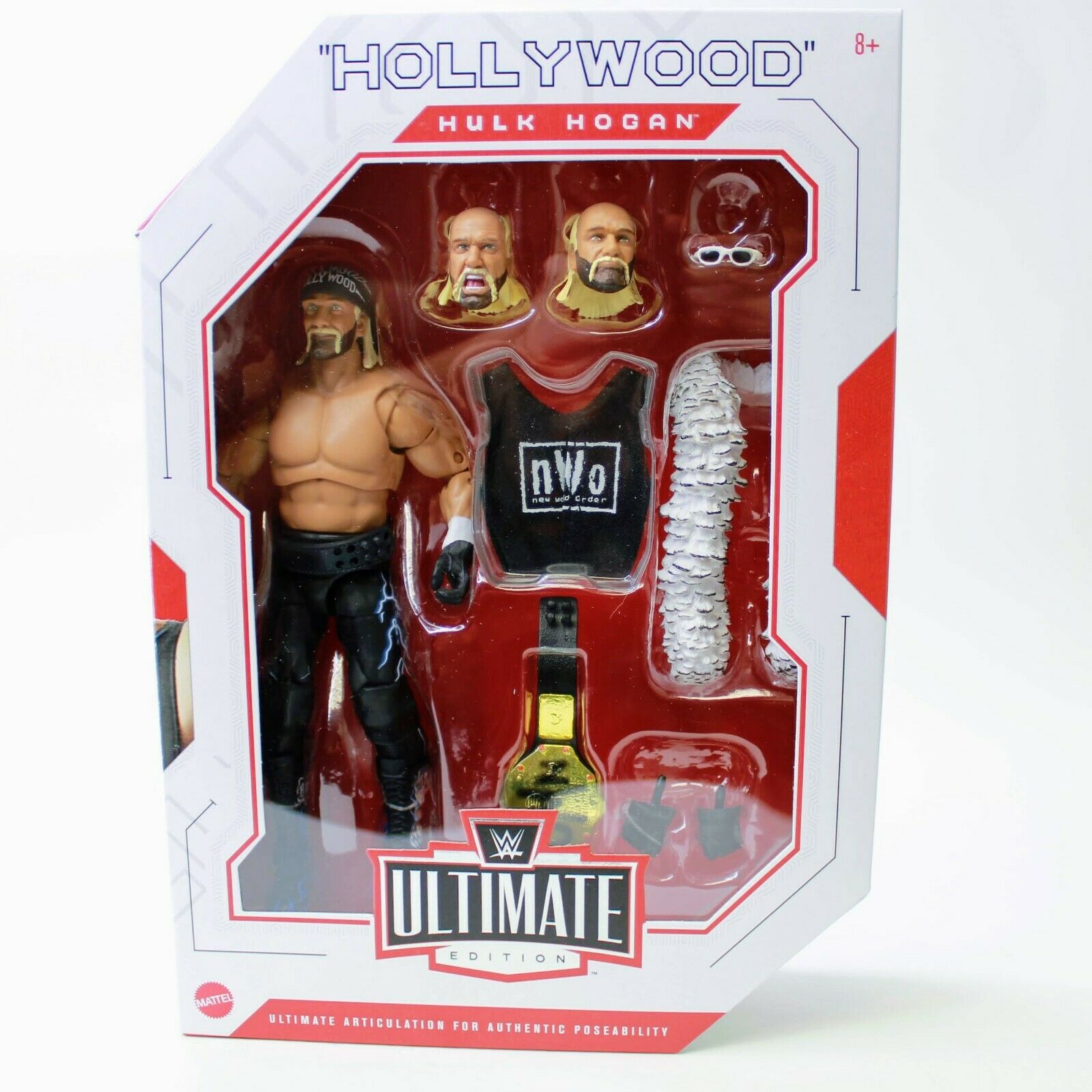 WWF Wrestling Hollywood Hulk Hogan NWO Action Figure Ultimate Series WWE