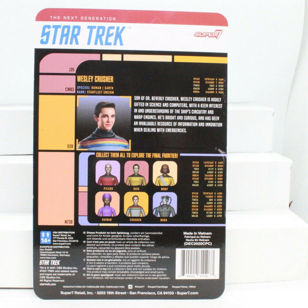 Star Trek The Next Generation Wesley Crusher - 3.75" Reaction Action Figure