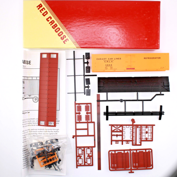 HO scale -CRLX 5845 - Red Caboose - Cudahy Meat Reefer Kit