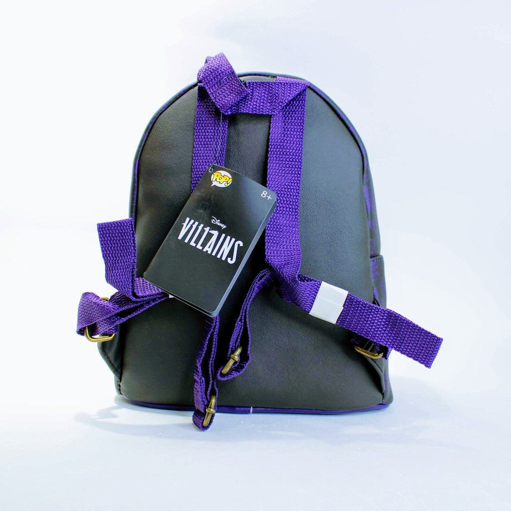 disney villains funko pop mini backpack Funko Pop! Disney Villains Print 10.5" Mini Faux Leather Backpack – Blueberry Cat