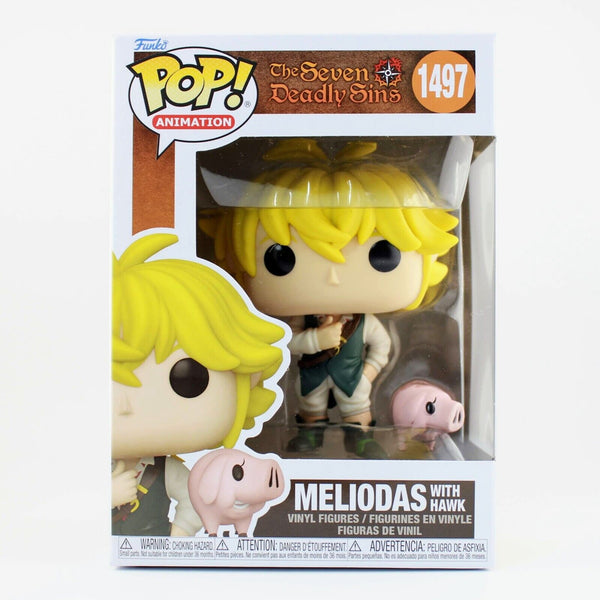 Funko Pop Anime - The Seven Deadly Sins Wave 2 Set of 5 - Meliodas w/ Hawk +More