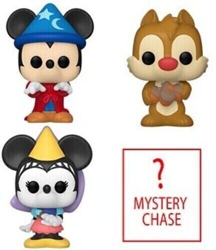 Funko Bitty Pop Disney Classics Sorcerer Mickey / Dale / Princess Minnie 4 Pack