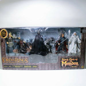 The Lord Of The Rings Black Gate Of Mordor 6 Figure Set Mouth of Sauron & Steed
